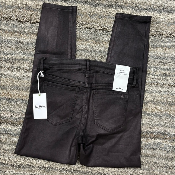 Sam Edelman The Kitten Mid Rise Skinny Ankle Deep Plum Jeans Sz 8/29 NWT - - Picture 12 of 13